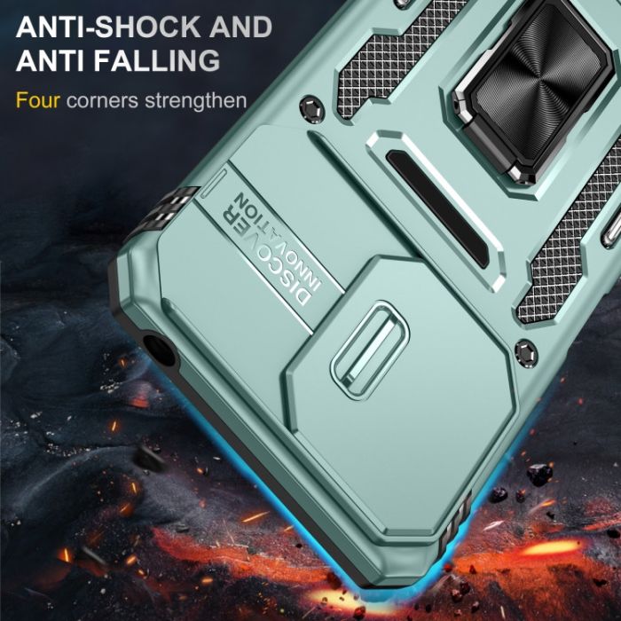 Ударостійкий чохол Camshield Army Ring для Xiaomi Redmi Note 13 Pro 4G / Poco M6 Pro 4G