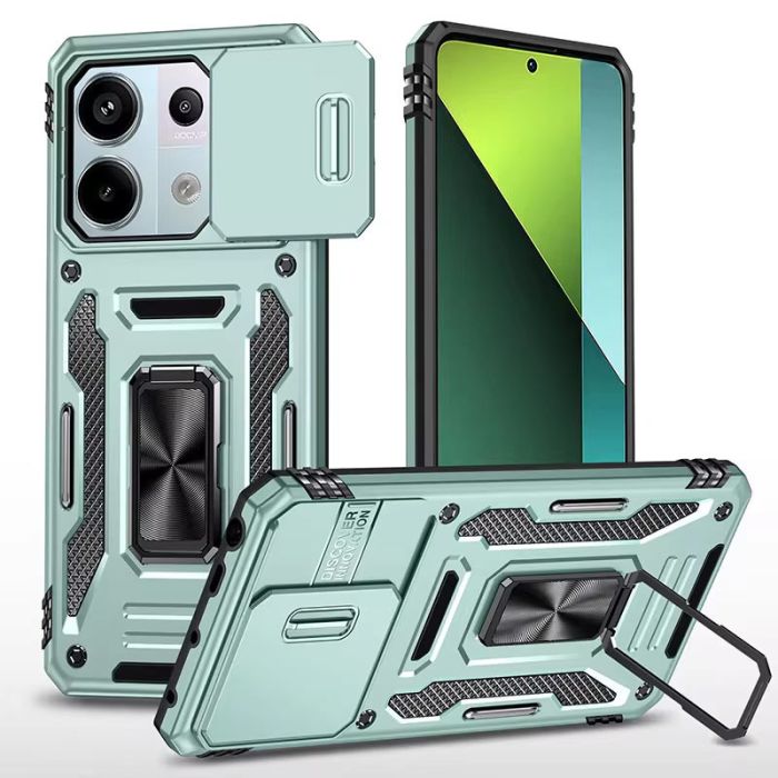 Ударостійкий чохол Camshield Army Ring для Xiaomi Poco X6 / Note 13 Pro 5G