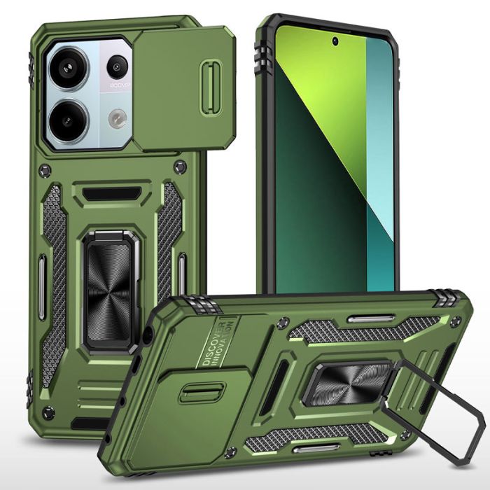 Ударостійкий чохол Camshield Army Ring для Xiaomi Poco X6 Pro