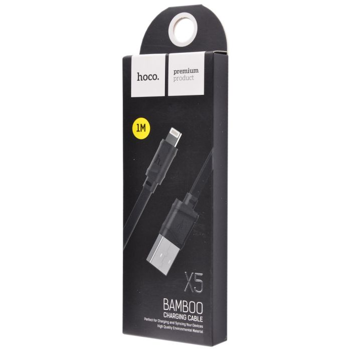 Дата кабель Hoco X5 Bamboo USB to Lightning (100см)