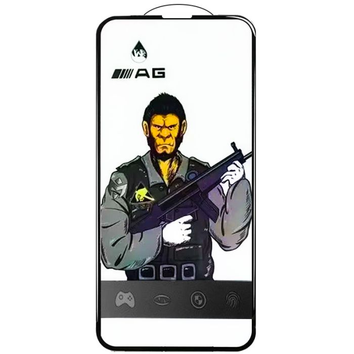 Захисне скло 5D Anti-static Matte (тех.пак) для Apple iPhone 15 Plus / 16 Plus (6.7")