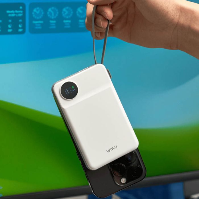 Портативне ЗП Power Bank WIWU Wi-P007 2 in 1 c БЗП 10000 mAh