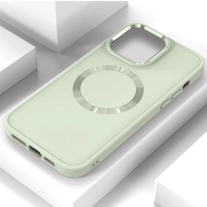 TPU чохол Bonbon Metal Style with MagSafe для Apple iPhone 11 (6.1")