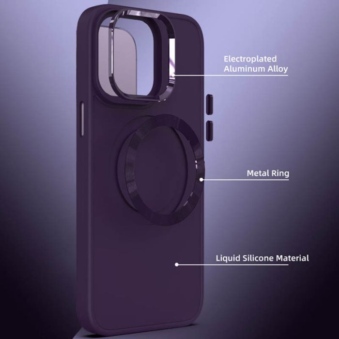 TPU чохол Bonbon Metal Style with MagSafe для Apple iPhone 11 (6.1")