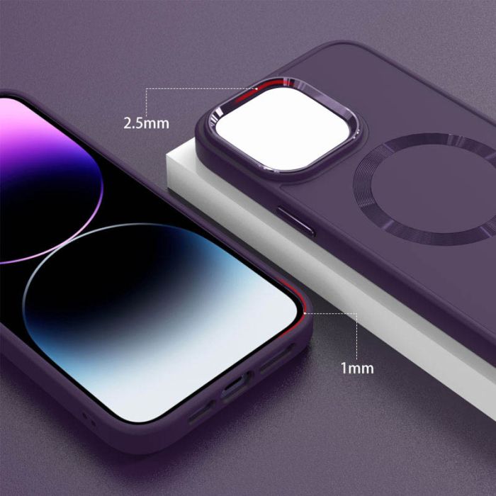 TPU чохол Bonbon Metal Style with MagSafe для Apple iPhone 11 (6.1")