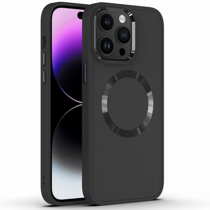 TPU чохол Bonbon Metal Style with MagSafe для Apple iPhone 12 Pro / 12 (6.1")