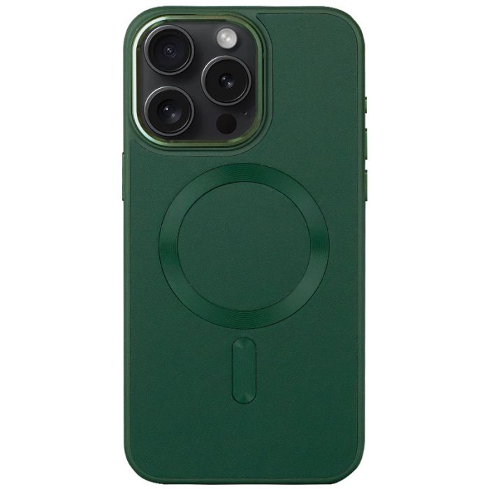 Шкіряний чохол Bonbon Leather Metal Style with MagSafe для Apple iPhone 14 Pro Max (6.7")