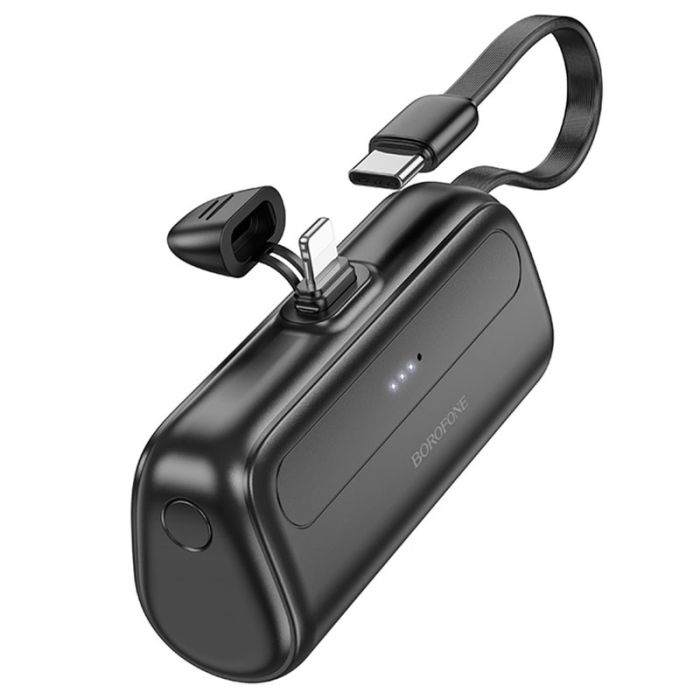 Портативний зарядний пристрій Power Bank BOROFONE BJ41 Pocket with cable 5000 mAh