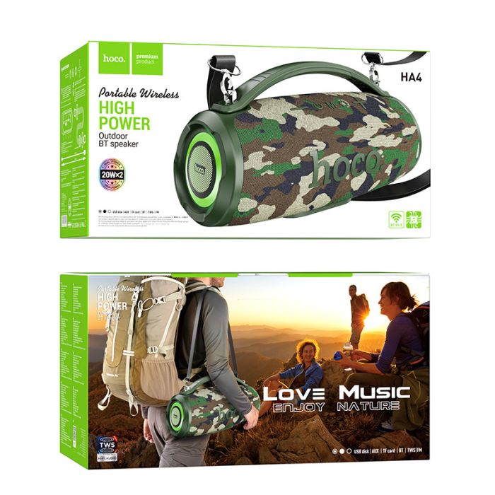 Bluetooth колонка Hoco HA4 Surge outdoor