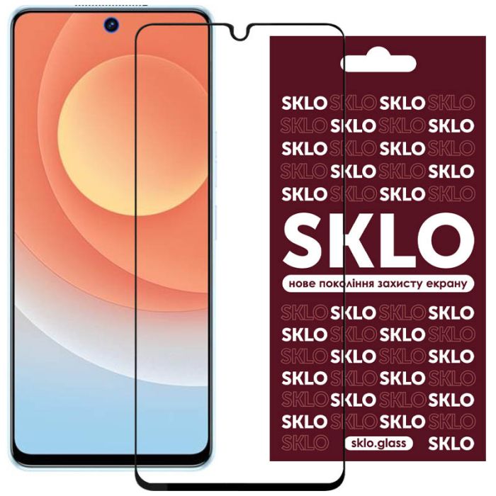 Захисне скло SKLO 3D для TECNO POP 5