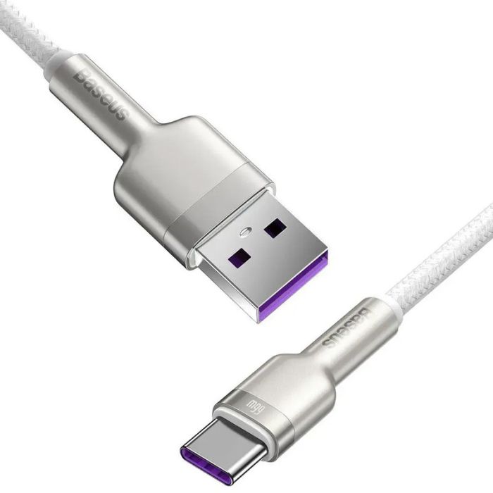 Дата кабель Baseus Cafule Metal Data USB to Type-C 66W (1m) (CAKF00010)