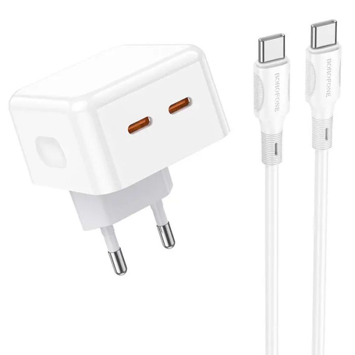 МЗП Borofone BA76A Source PD35W (2Type-C) + Type-C to Type-C