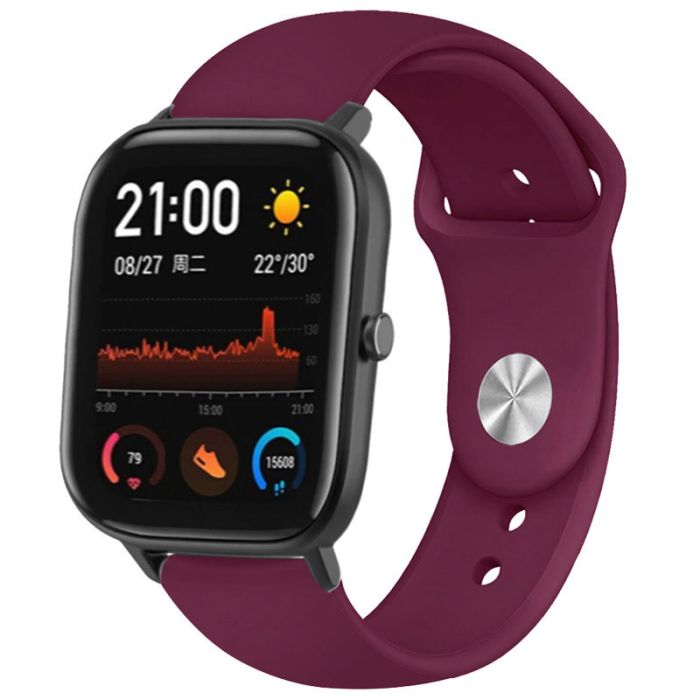 Силіконовий ремінець Sport для Xiaomi Amazfit/Samsung 20 mm