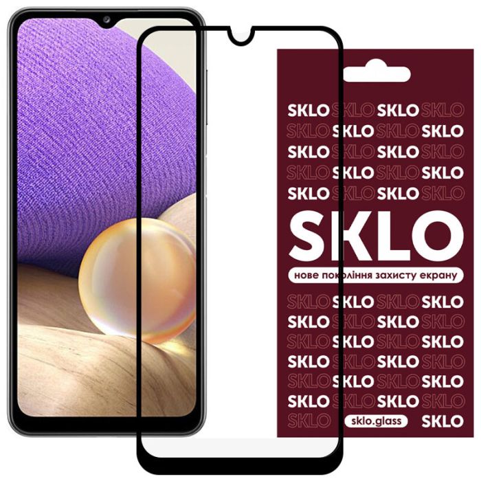 Захисне скло SKLO 3D для Xiaomi Redmi 10C / Poco C40 / 12C / Redmi A3 / A3x