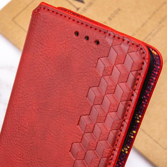 Шкіряний чохол книжка GETMAN Cubic (PU) для Xiaomi Redmi 13 4G / Poco M6 4G