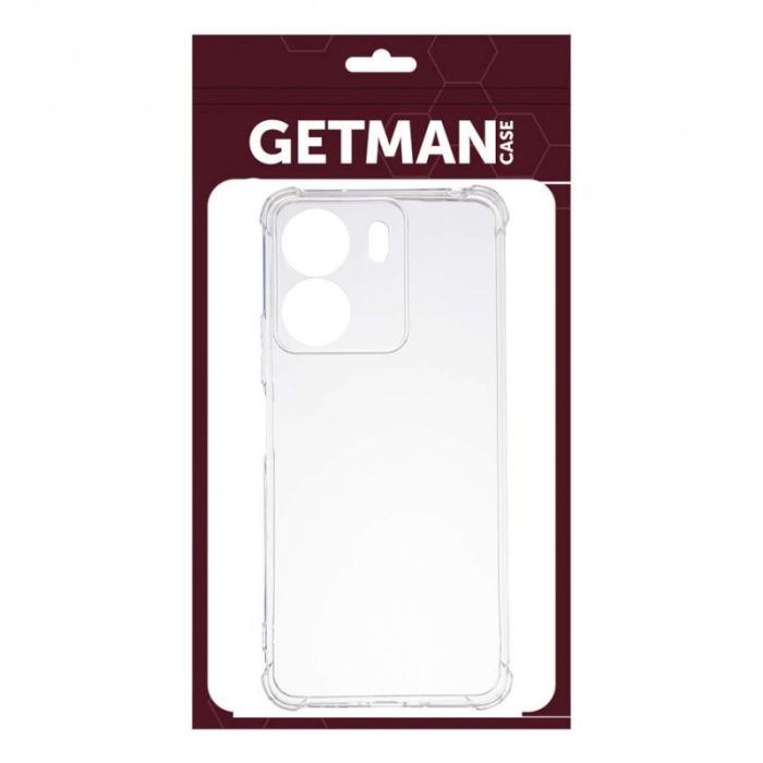 TPU чохол GETMAN Ease logo посилені кути Full Camera для Xiaomi Redmi 13C / Poco C65