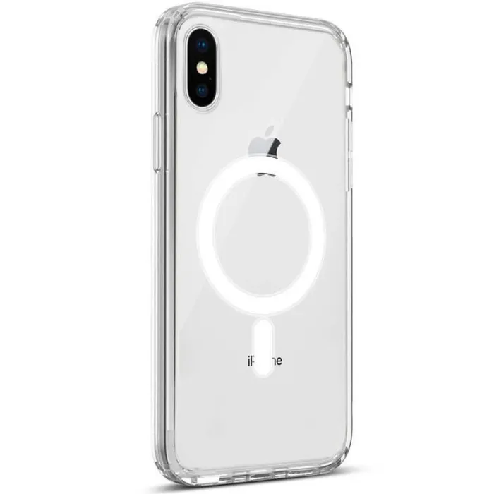 Чохол TPU Clear Case with MagSafe для Apple iPhone XS Max (6.5")