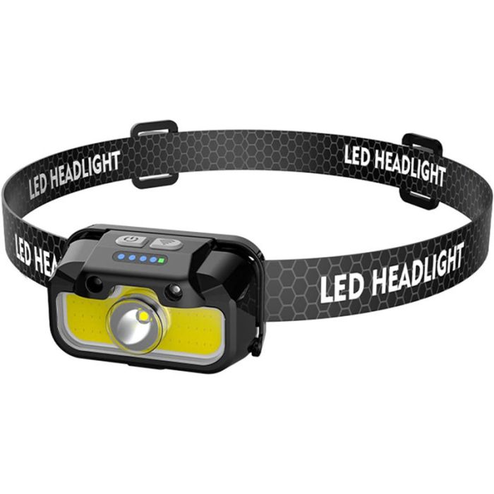 Налобный ліхтар аккумулторный LED RGB 1806