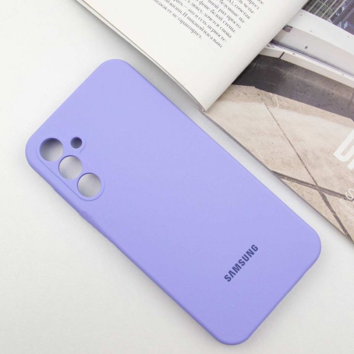Чохол Silicone Cover Lakshmi Full Camera (AAA) with Logo для Samsung Galaxy A55