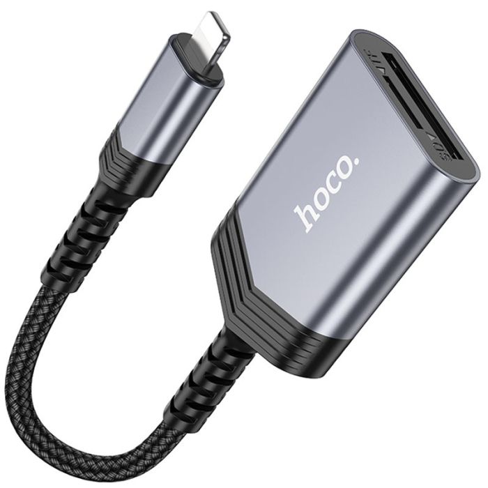 Картридер Hoco UA25 2in1 Lightning