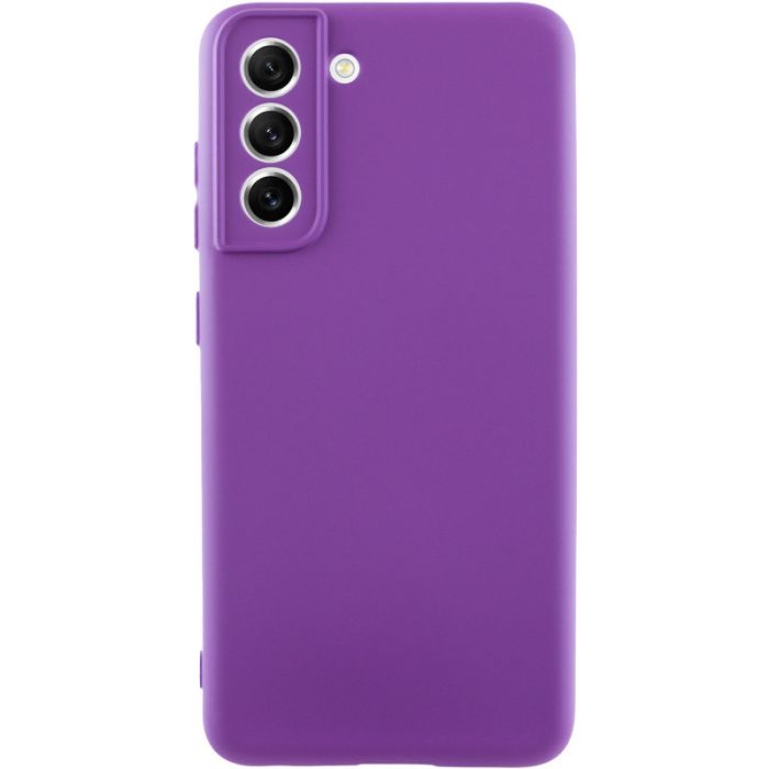 Чохол TPU GETMAN Liquid Silk Full Camera для Samsung Galaxy S21 FE