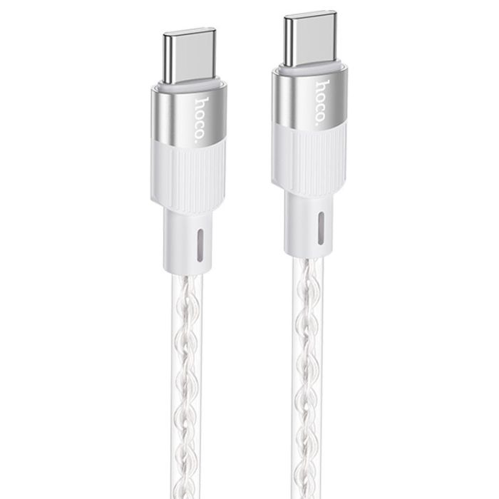 Дата кабель Hoco X99 Crystal Junction Type-C to Type-C 60W (1m)