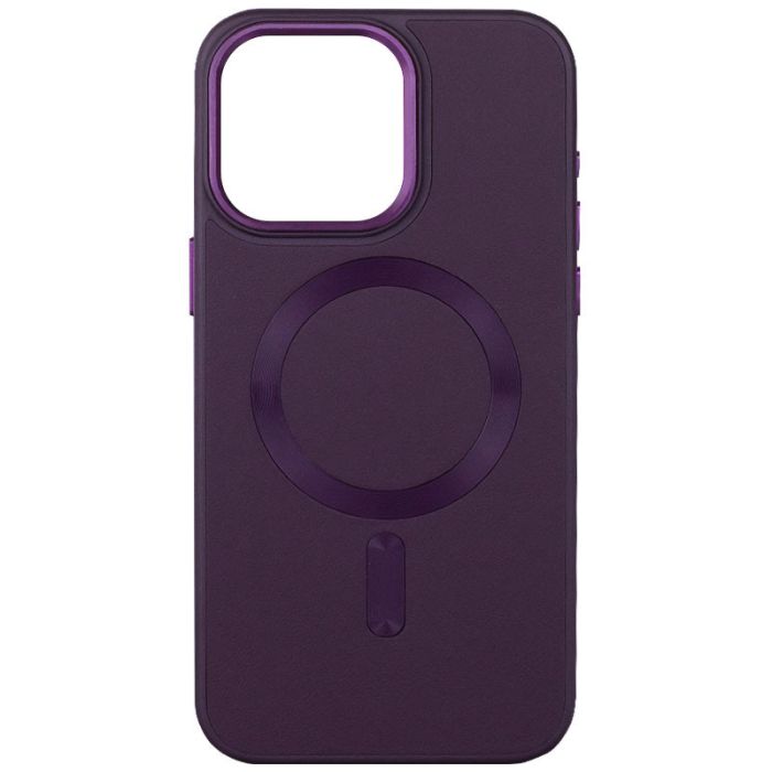 Шкіряний чохол Bonbon Leather Metal Style with MagSafe для Apple iPhone 11 (6.1")