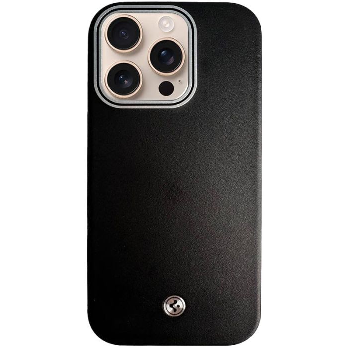 Чохол PC+Leather SGP with MagSafe для Apple iPhone 16 (6.1")