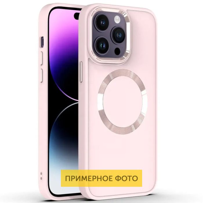 TPU чохол Bonbon Metal Style with MagSafe для Apple iPhone 16 (6.1")