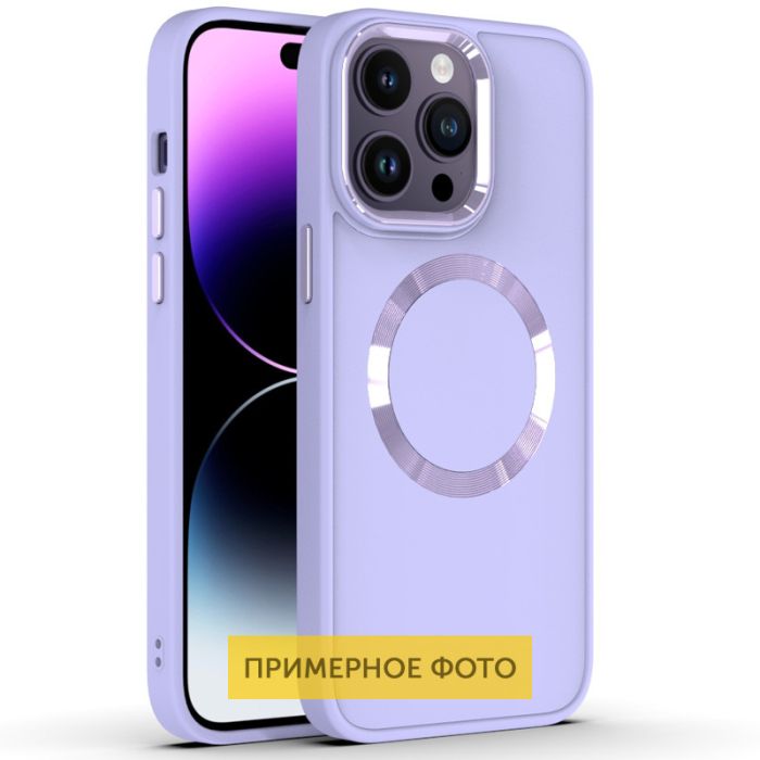 TPU чохол Bonbon Metal Style with MagSafe для Apple iPhone 16 (6.1")