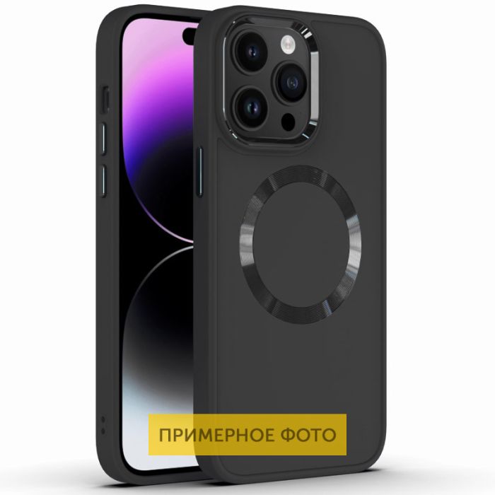 TPU чохол Bonbon Metal Style with MagSafe для Apple iPhone 16 (6.1")