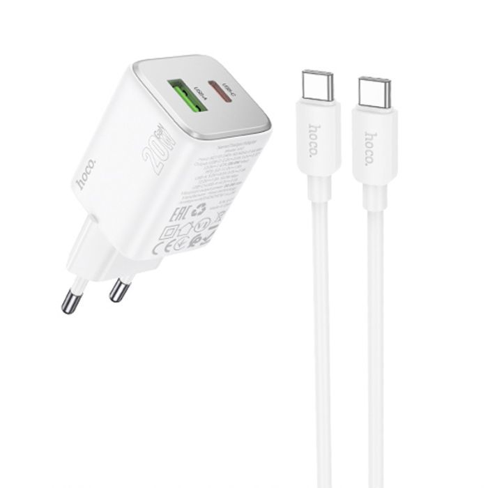 МЗП Hoco N41 Almighty PD20W+QC3.0 + Type-C to Type-C