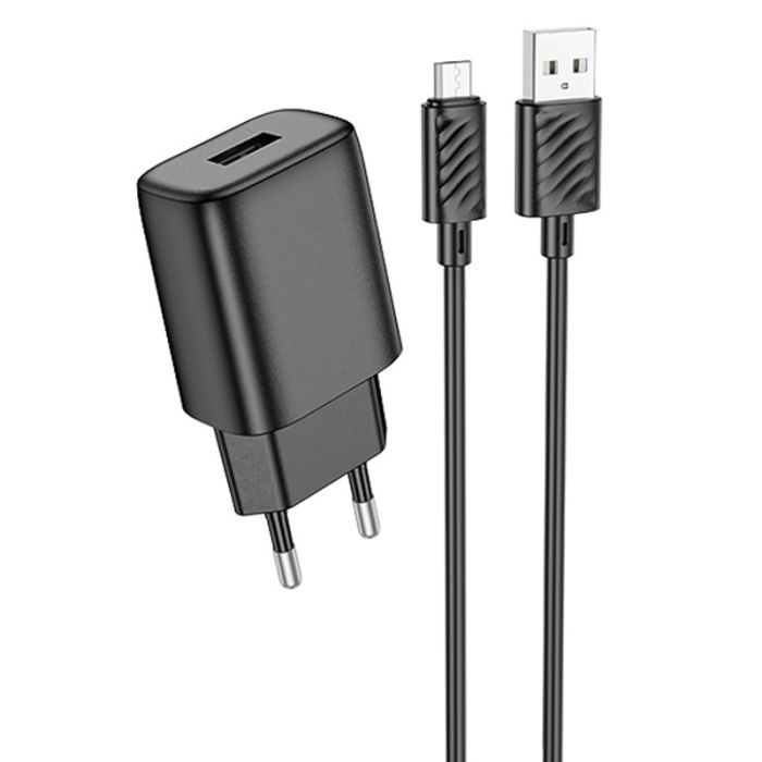 МЗП Hoco C134A Solid 1A 12W + MicroUSB