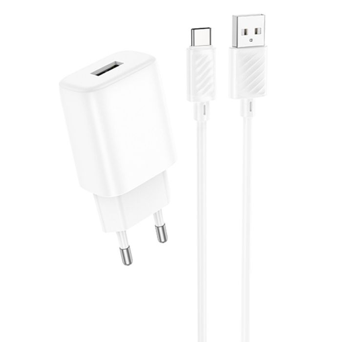 МЗП Hoco C134A Solid 1A 12W + Type-C