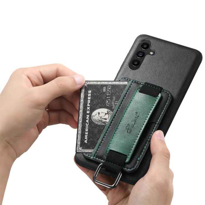Шкіряний чохол Wallet case and straps для Samsung Galaxy S24