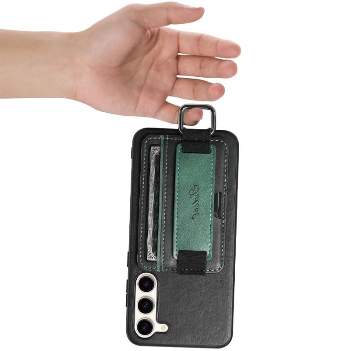 Шкіряний чохол Wallet case and straps для Samsung Galaxy S24