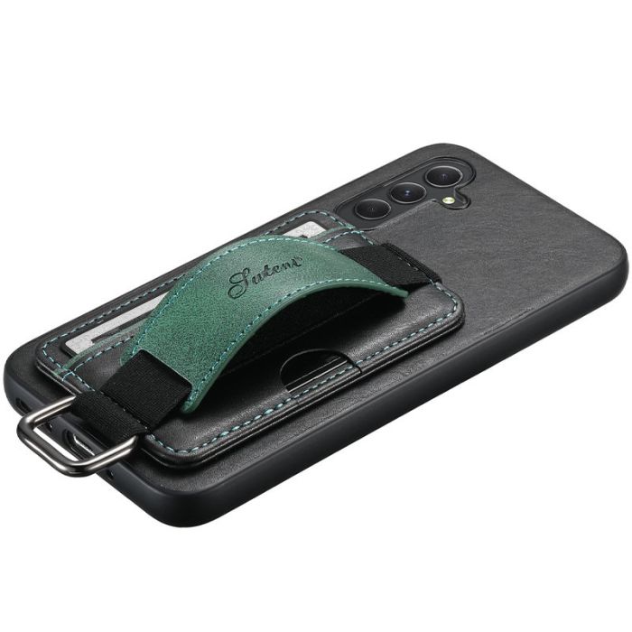 Шкіряний чохол Wallet case and straps для Samsung Galaxy S24+