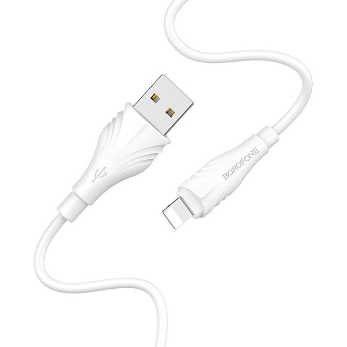 Дата кабель Borofone BX18 Optimal USB to Lightning (1m)