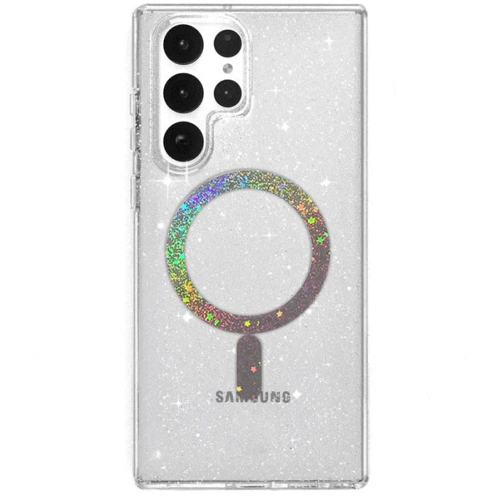 Чохол TPU Eclipse Sparkle (MagFit) для Samsung Galaxy S23 Ultra