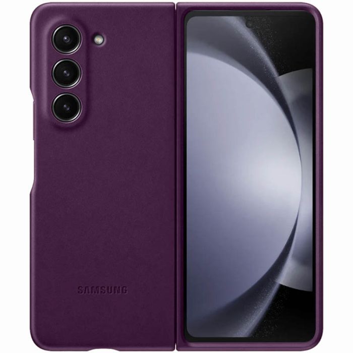 Шкіряний чохол Leather Case (AAA) для Samsung Galaxy Z Fold5