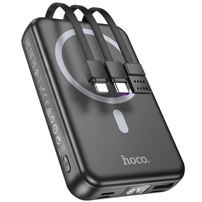 Портативне ЗП Power Bank Hoco DB59 Guardian 22.5W+PD20W з БЗП 10000 mAh