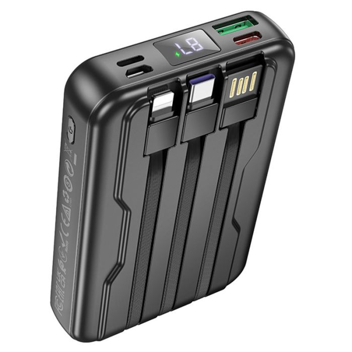 Портативне ЗП Power Bank Hoco DB59 Guardian 22.5W+PD20W з БЗП 10000 mAh
