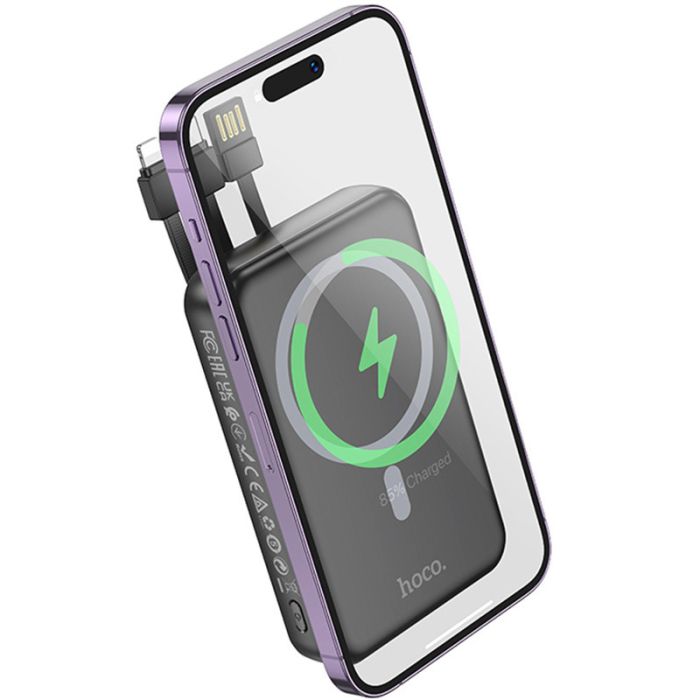 Портативне ЗП Power Bank Hoco DB59 Guardian 22.5W+PD20W з БЗП 10000 mAh