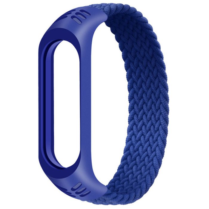 Тканинний монобраслет Braided Solo Loop для Xiaomi Mi Band 3/4/5/6 (M)