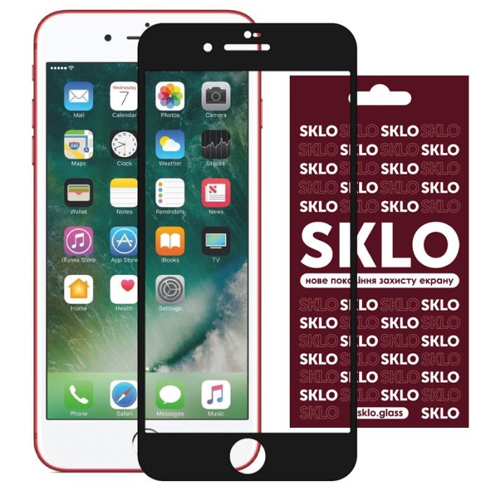 Захисне скло SKLO 3D для Apple iPhone 7 plus / 8 plus (5.5")