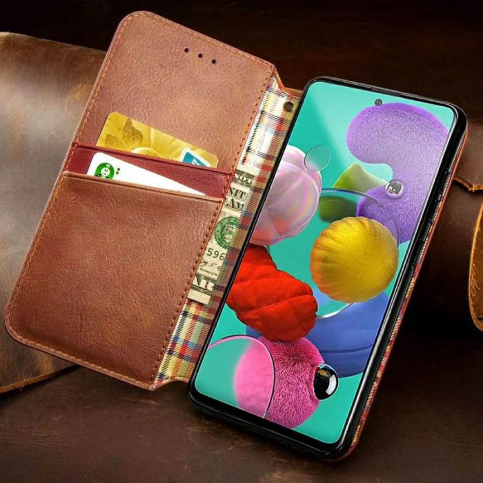 Шкіряний чохол книжка GETMAN Cubic (PU) для Xiaomi Redmi Note 9 / Redmi 10X