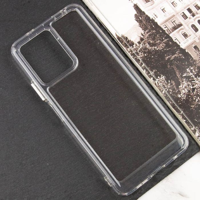 Чохол TPU+PC Clear 2.0 mm metal buttons для Oppo A57s / A77s