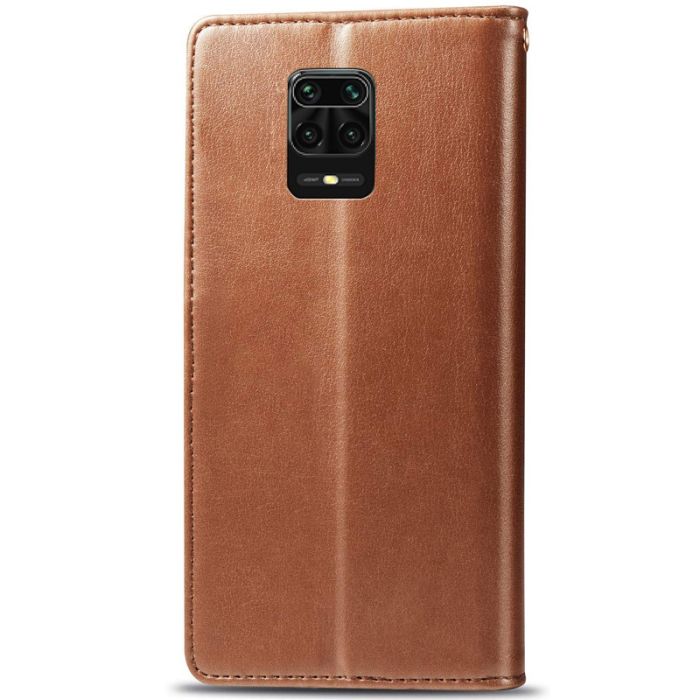 Шкіряний чохол книжка GETMAN Gallant (PU) для Xiaomi Redmi Note 9s / Note 9 Pro / Note 9 Pro Max