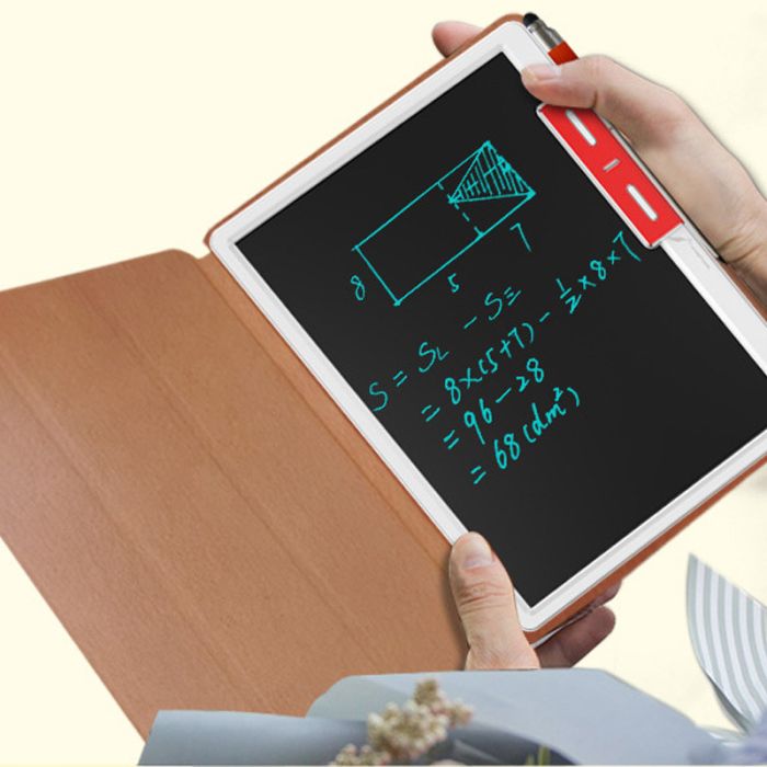 Планшет для малювання LCD color blocked 10,1 дюймів with leather case