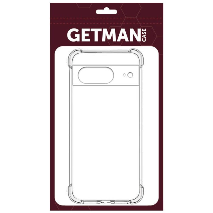TPU чохол GETMAN Ease logo посилені кути Full Camera для Google Pixel 8